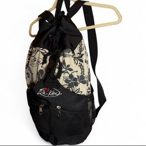 Dakine Black and Cream Patterned Hawaiian Beach
